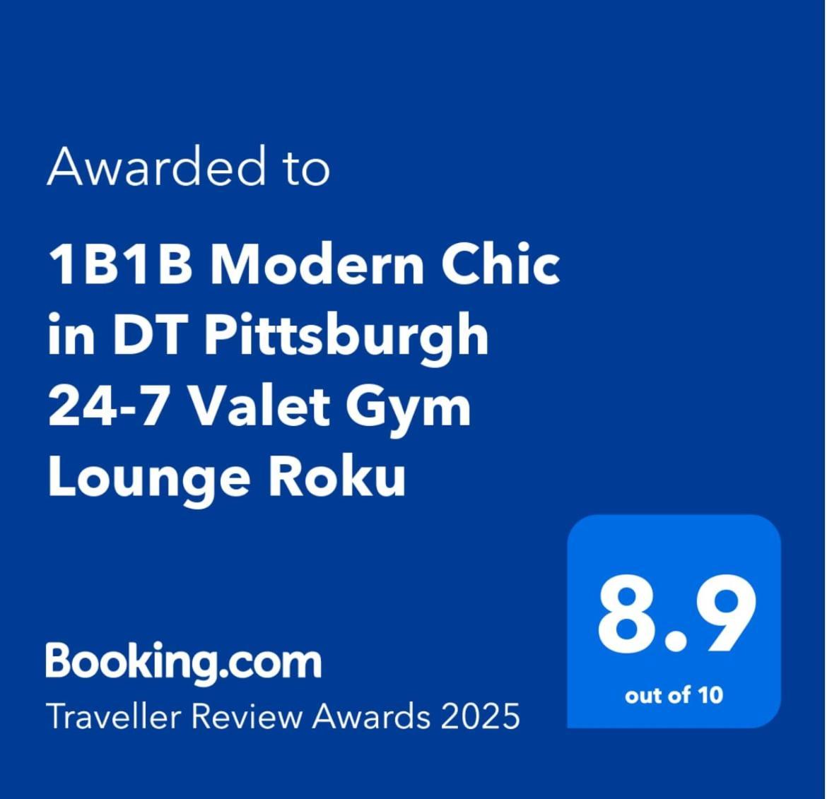 Modern Chic Heart Of Pittsburgh 24-7 Parking Gym Lounge Apartment Bagian luar foto